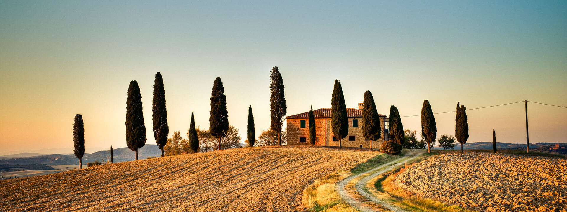 Italienische Weinlandschaft